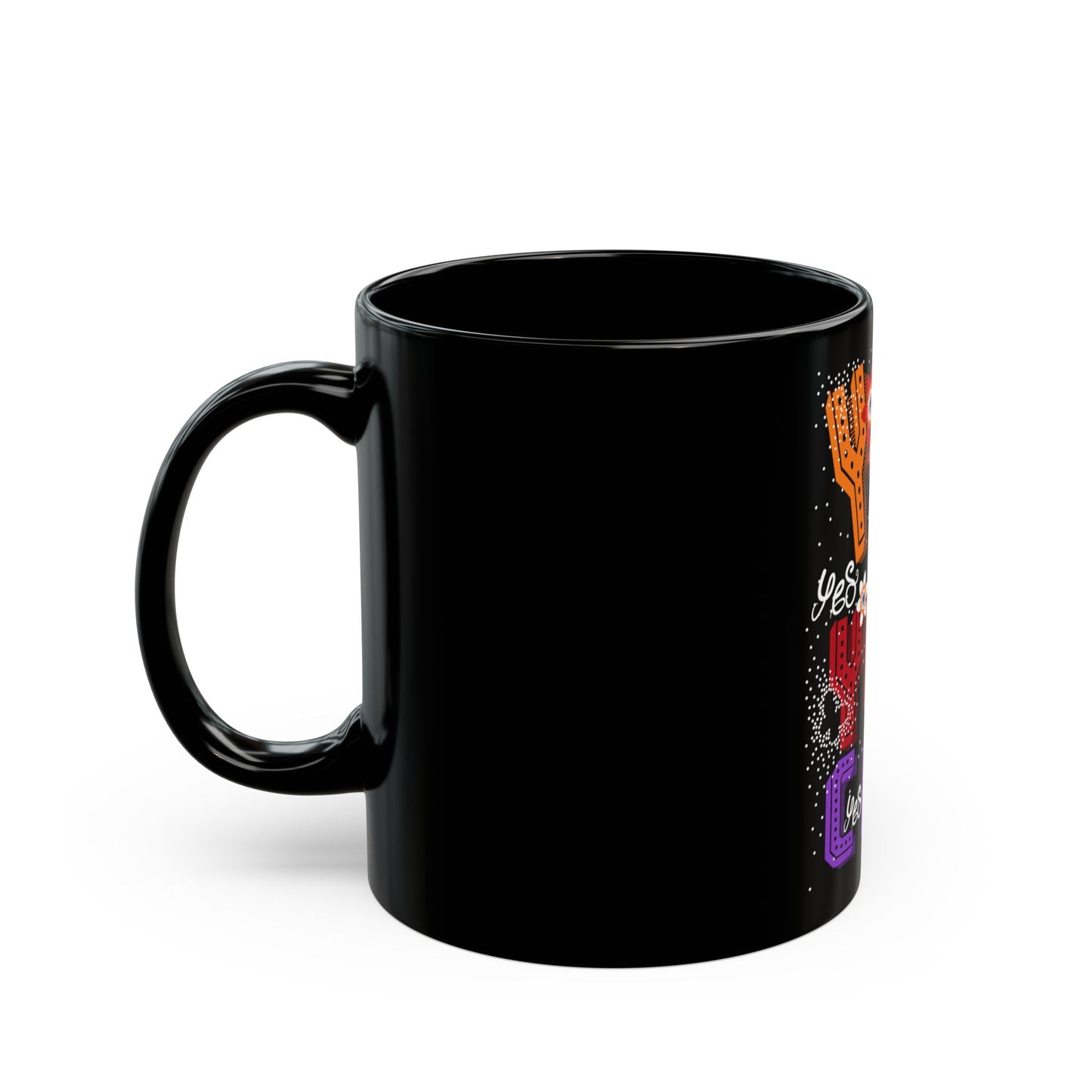 Motivational Coffee Mug | Inspirational Gift Cup |  Positive Quote Ceramic Mug | Black Mug | 11oz | 15oz