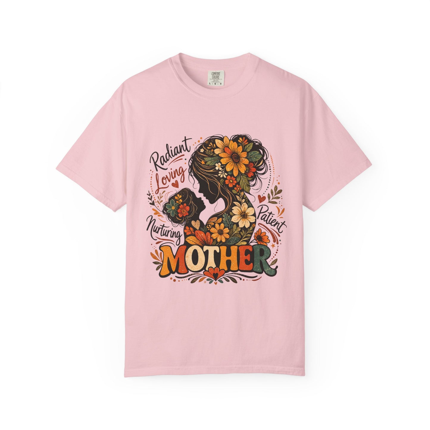 Radiant Loving Mother Graphic T-Shirt | Floral Mom Appreciation Tee