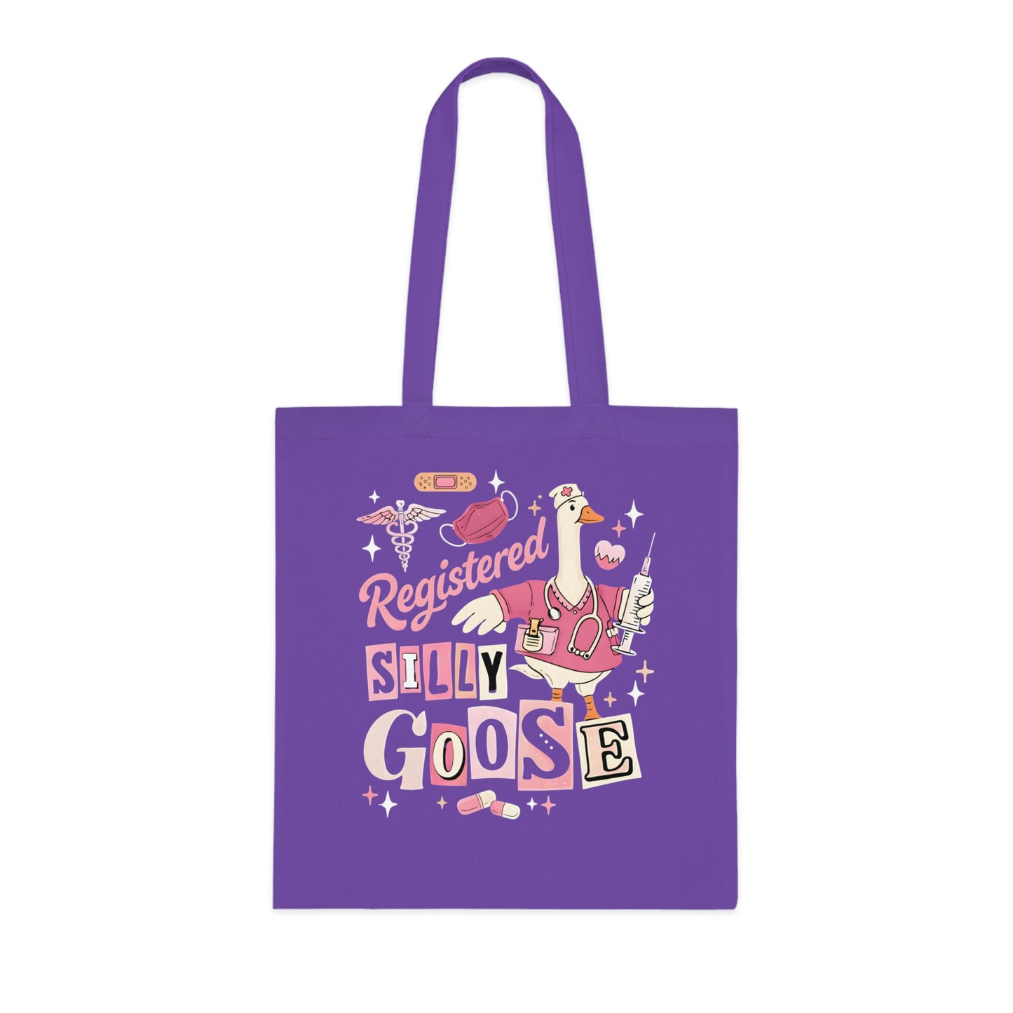Nurse Tote Bag | Funny Nurse Canvas Tote for Work | Cotton Tote