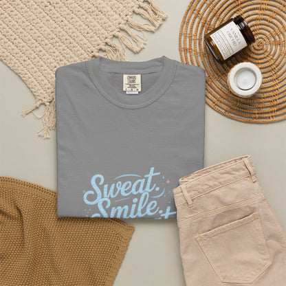 Motivational Mom Fitness Tee | Garment-Dyed T-shirt