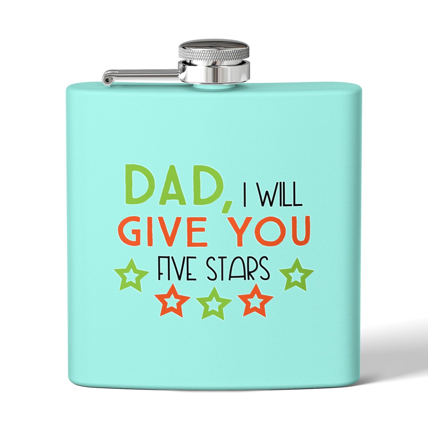 Funny Gift for Dad | Father’s Day Hip Flask | Dad Gift for Husband | Grandpa | New Dad Flask  I Stainless Steel 6oz | Gift Flask