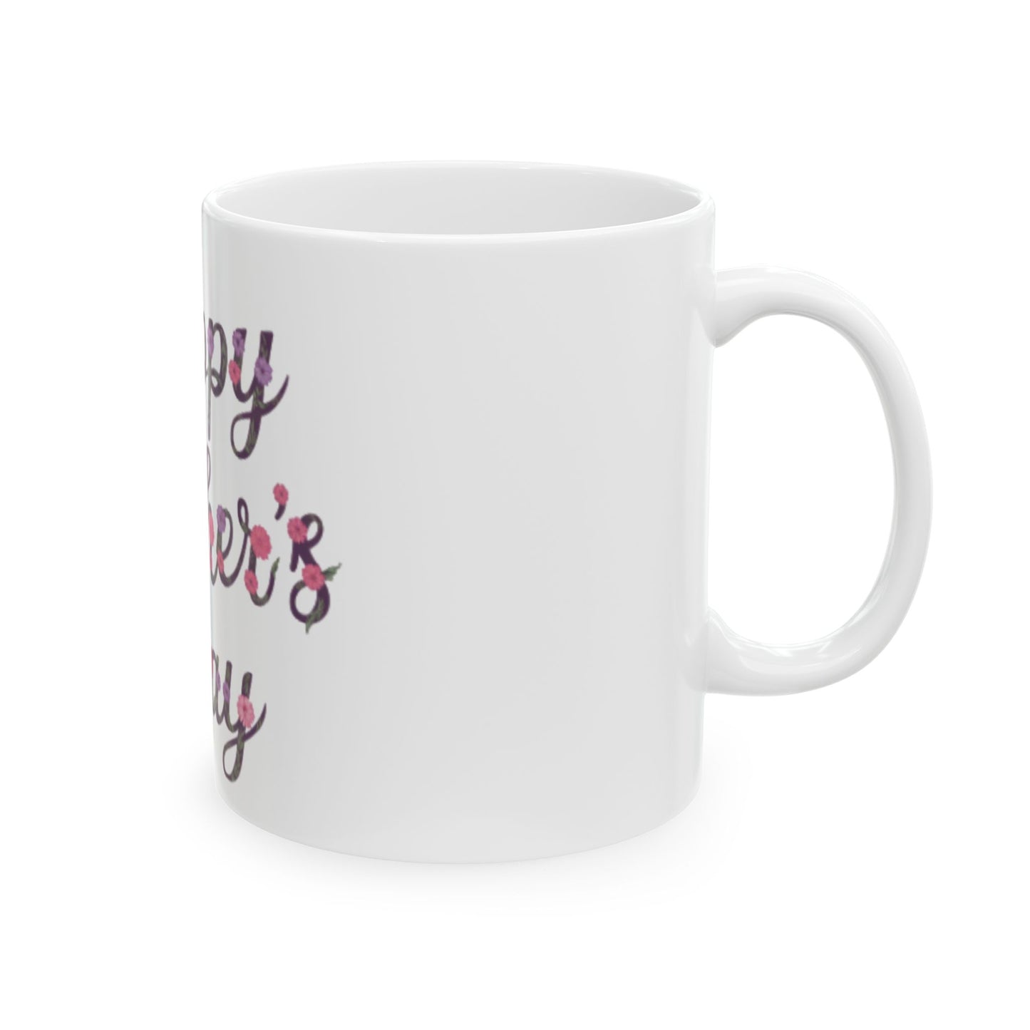 Happy Mother’s Day Mug Gift  | Floral Ceramic Coffee Cup for Mum | Gift Idea for Mom | Ceramic Mug | 11oz | 15oz