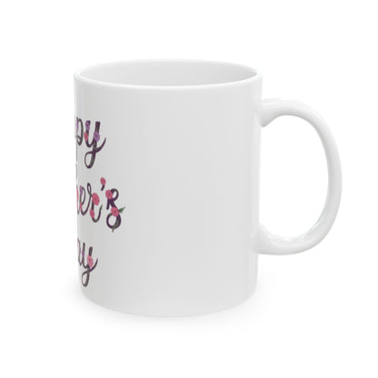 Happy Mother’s Day Mug Gift  | Floral Ceramic Coffee Cup for Mum | Gift Idea for Mom | Ceramic Mug | 11oz | 15oz