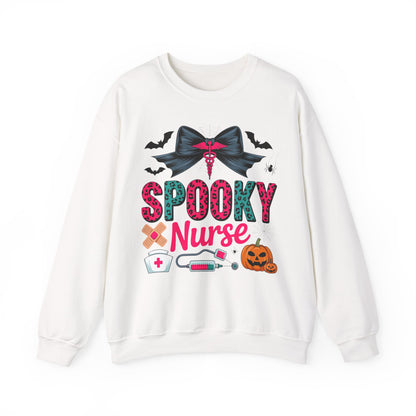 Nurse | Halloween Sweatshirt | Ghost Sweatshirt | Fall Sweatshirt | Pumpkin Sweatshirt | Cozy Sweatshirt | Halloween Top | Halloween Party