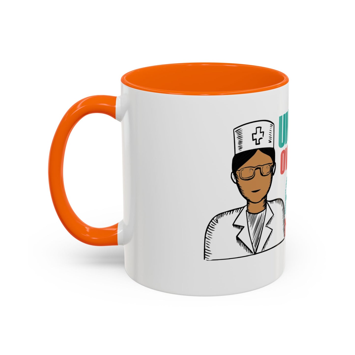 Funny Nurse Coffee Mug | RN Gift Cup | Nurse Appreciation Ceramic Mug | Accent Coffee Mug | 11 | 15oz