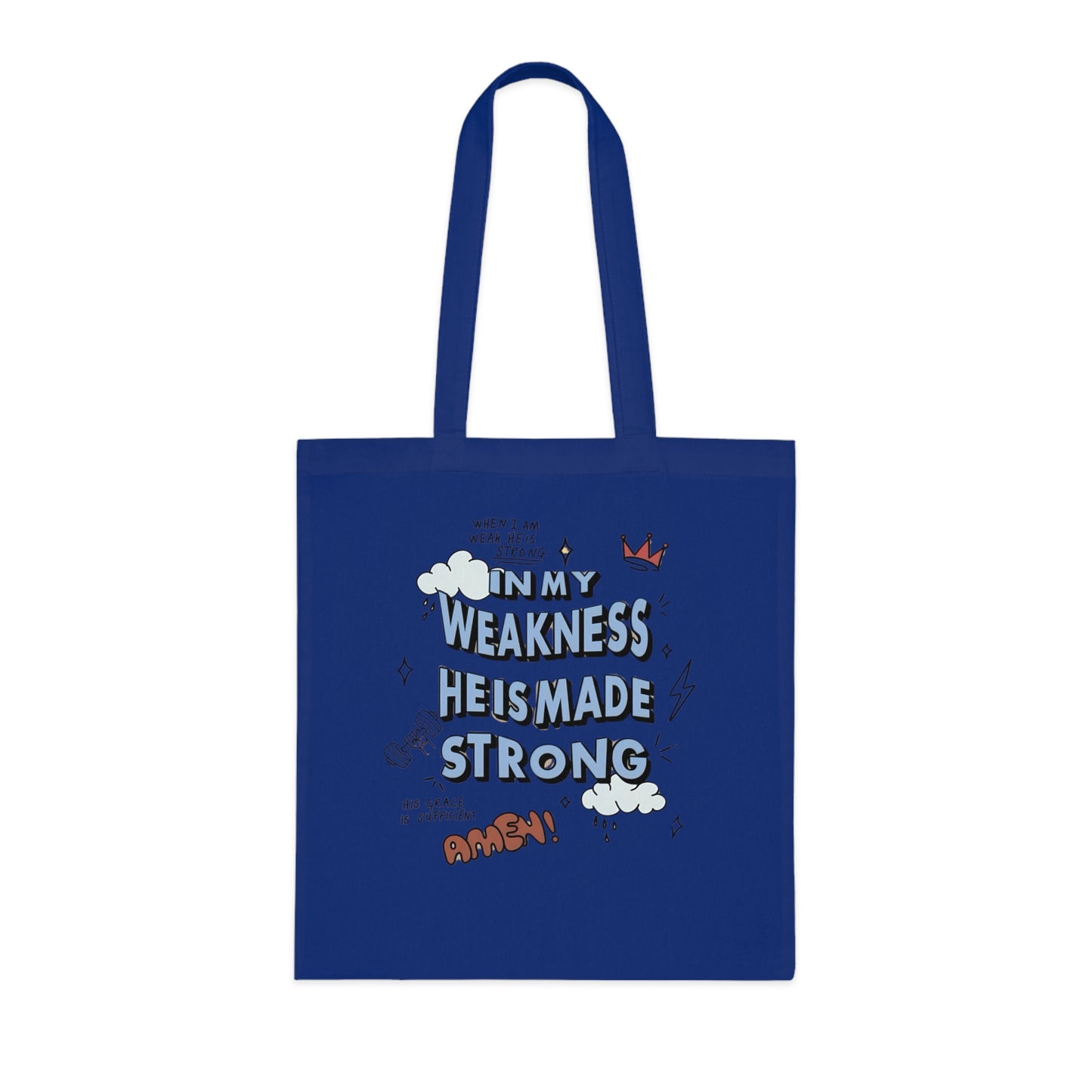 Christian Faith Canvas Tote Bag for Church | Everyday Use Tote | Cotton Tote | Christian Tote Bag