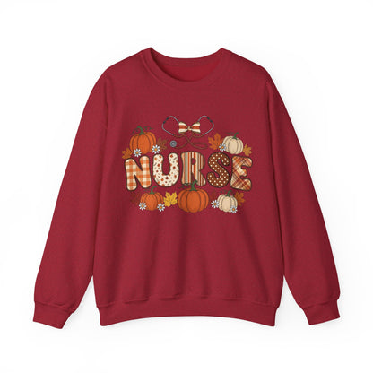 Nurse | Halloween Sweatshirt | Ghost Sweatshirt | Fall Sweatshirt | Pumpkin Sweatshirt | Cozy Sweatshirt | Halloween Top | Halloween Party