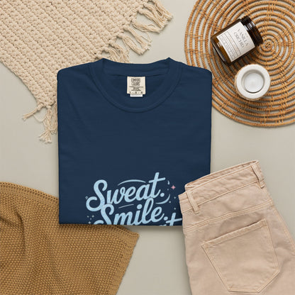 Motivational Mom Fitness Tee | Garment-Dyed T-shirt