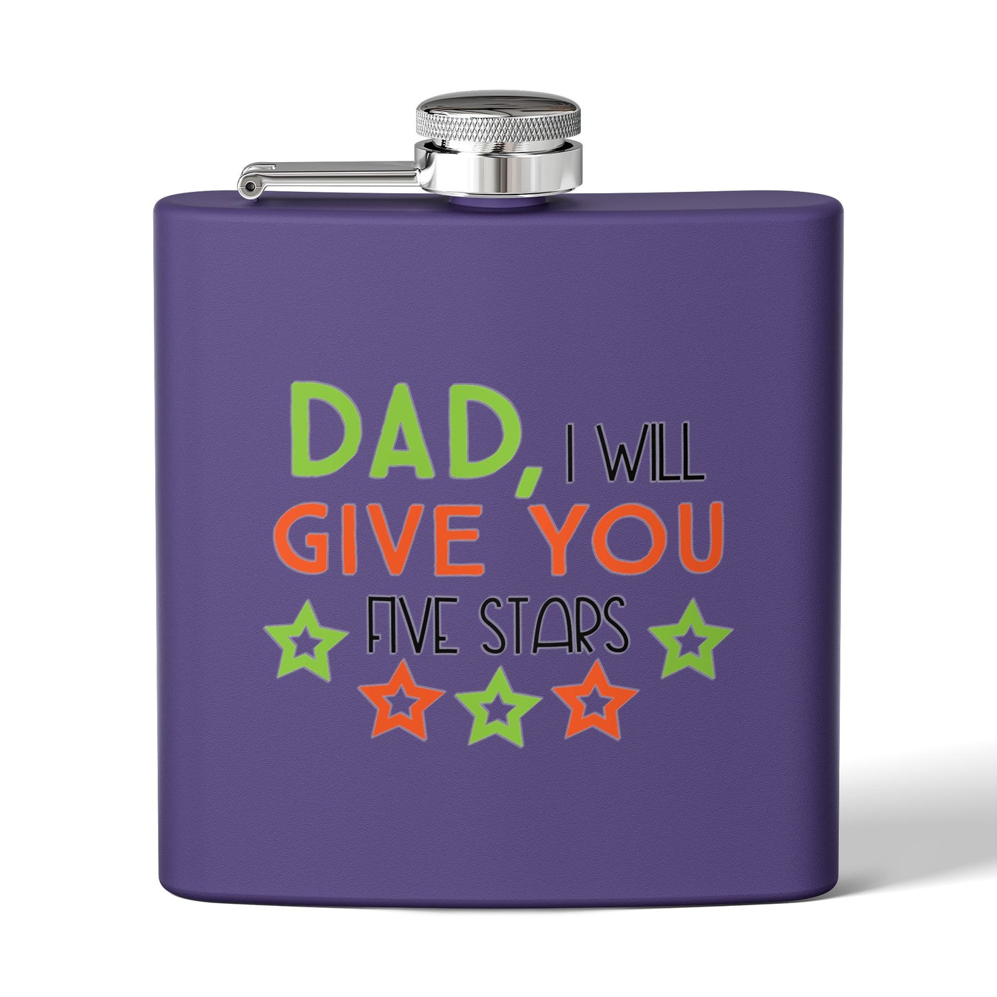 Funny Gift for Dad | Father’s Day Hip Flask | Dad Gift for Husband | Grandpa | New Dad Flask  I Stainless Steel 6oz | Gift Flask