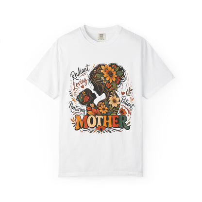 Radiant Loving Mother Graphic T-Shirt | Floral Mom Appreciation Tee