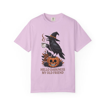 Halloween T-Shirt | Witchy Raven Pumpkin Graphic Tee | Unisex  T-shirt